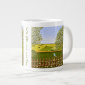 Schöne Aussicht Jumbo Tasse (Vorderseite Rechts)