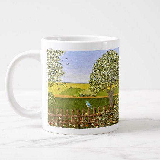 Schöne Aussicht Jumbo Tasse (Links)