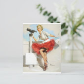 Schöne Aussicht Pin Up Postkarte (Stehend Vorderseite)