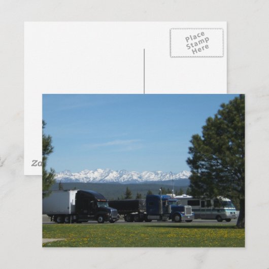 Schöne Aussicht Postkarte (Vorne/Hinten)