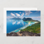 Schöne Aussicht | Top of Bohey Dulang Island Postkarte (Vorne/Hinten)