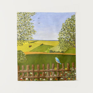 Schöne Aussicht Wandteppich