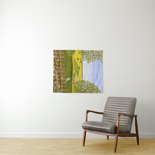 Schöne Aussicht Wandteppich (Beispiel (Horizontal))