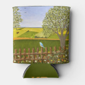 Schöne Aussicht Weiß Dosenkühler (Vorderseite)