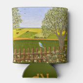 Schöne Aussicht Weiß Dosenkühler (Rückseite)