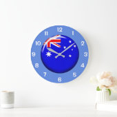 Schöne australische Knopfmauer-Uhr Große Wanduhr (Zuhause)