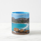 Schöne australische Strände und Meereswellen Tasse (Zentrum)