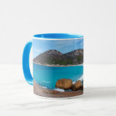 Schöne australische Strände und Meereswellen Tasse (Vorderseite Links)