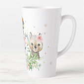 Schöne australische Tiere Pink Floral Koala Milchtasse (Rechts)