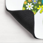 Schöne Aziza Butterfly Whimsy Blüten Mousepad (Ecke)