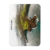 Schöne Azoren-Inseln Küstensicht Magnet (Vertikal)