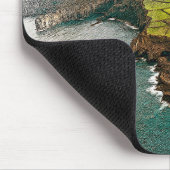 Schöne Azoren-Inseln Küstensicht Mousepad (Ecke)