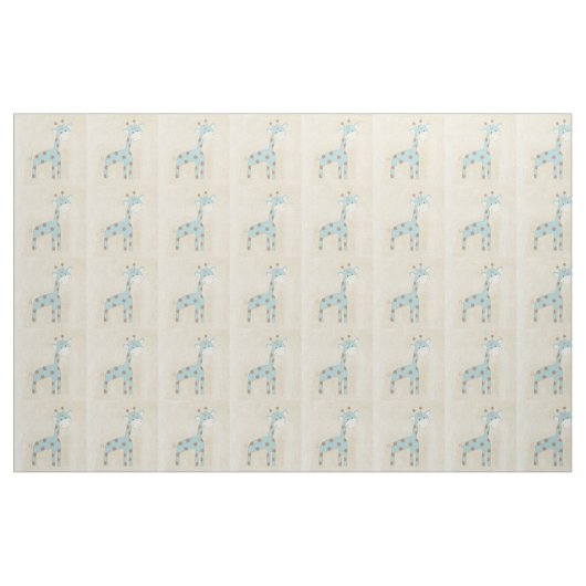 Schöne Baby-Blau-Giraffe Stoff (Yard (91,4 cm))