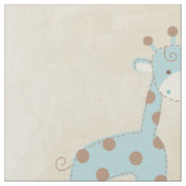 Schöne Baby-Blau-Giraffe Stoff (Nahaufnahme)