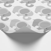 Schöne Baby Elephants Geschenkpapier (Ecke)