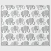 Schöne Baby Elephants Geschenkpapier (Flach)