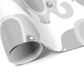 Schöne Baby Elephants Geschenkpapier (Rolleneckpunkt)