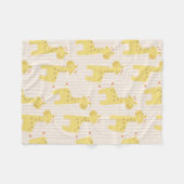 Schöne Baby-Giraffe Fleecedecke (Vorderseite (Horizontal))