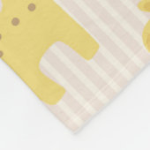 Schöne Baby-Giraffe Fleecedecke (Ecke)