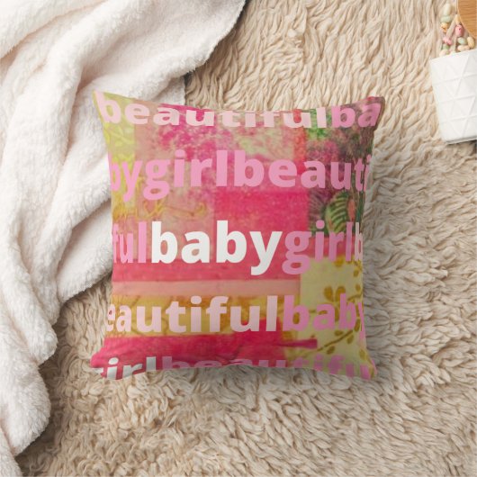 Schöne Baby Girl Collection Kissen (Decke)