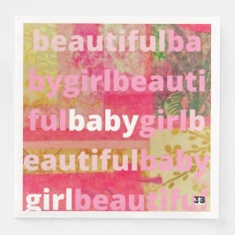 Schöne Baby Girl Collection Serviette