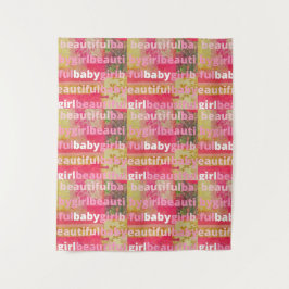 Schöne Baby Girl Collection Wandteppich