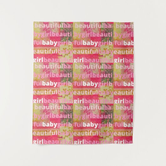 Schöne Baby Girl Collection Wandteppich (Vorderseite)