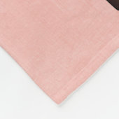 Schöne Baby-Rosa-Giraffe Fleecedecke (Ecke)