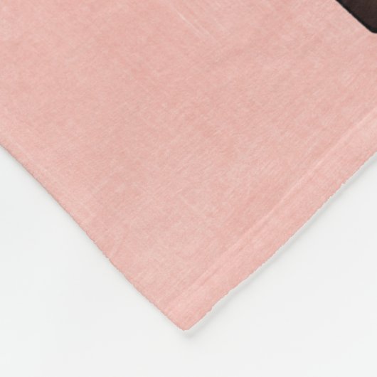 Schöne Baby-Rosa-Giraffe Fleecedecke (Ecke)