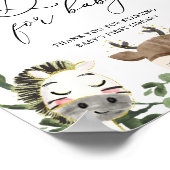 Schöne Babyduschbücher für Babysignatur Poster (Ecke)