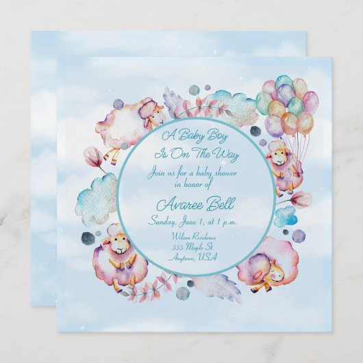 Schöne Babydusche (Vorne/Hinten)