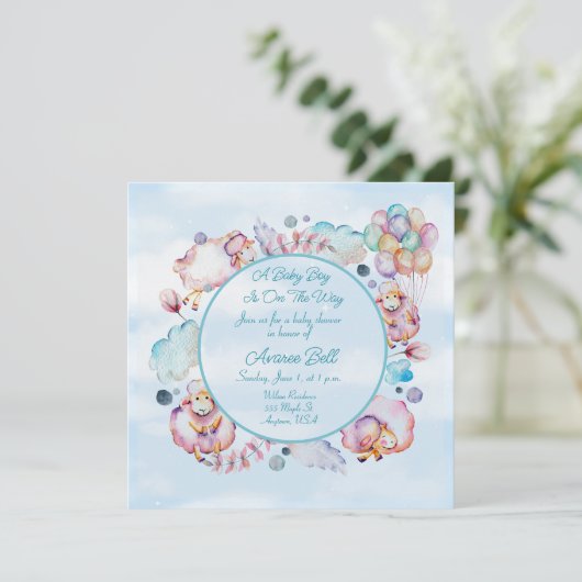 Schöne Babydusche (Stehend Vorderseite)