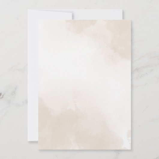 Schöne Babydusche Einladung (Rückseite)