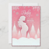 Schöne Babydusche Einladungs-Karte Einladung (Vorderseite)