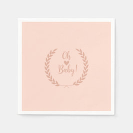 Schöne Babydusche Serviette