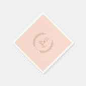 Schöne Babydusche Serviette (Ecke)