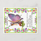 Schöne Babyschmetterlingsbilder Postkarte (Vorderseite)