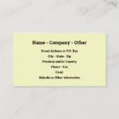 Schöne Bachforelle, Fischerei, Ichthyologie Visitenkarte (Rückseite)