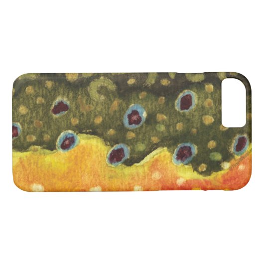 Schöne Bachforellen-Haut, Fischfang Angelangler Case-Mate iPhone Hülle (Rückseite (Horizontal))