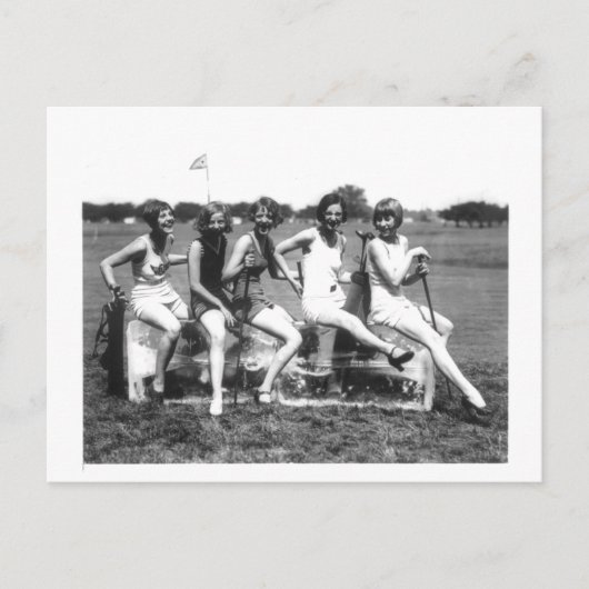 Schöne Bade Beauties on Ice Postkarte (Vorderseite)