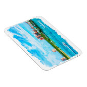 Schöne Bahamas Karibik Ferienlandschaft Magnet (Rechte Seite)