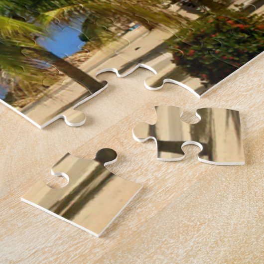 Schöne Bahamas/Karibische Collage Puzzle (Seite)