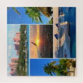 Schöne Bahamas/Karibische Collage Puzzle (Vertikal)
