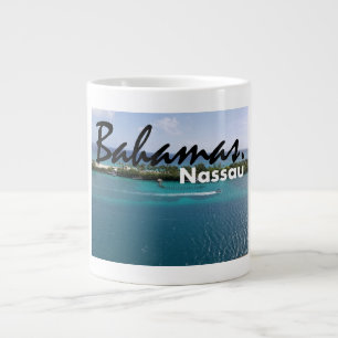 Schöne Bahamas Nassau Küstenlinie Jumbo-Mug Jumbo-Tasse