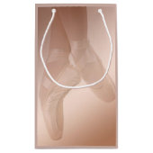 Schöne Ballerina-Geschenk-Tasche Kleine Geschenktüte (Rückseite)