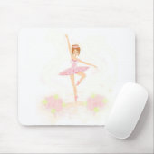 Schöne Ballerina Mausunterlage Mousepad (Mit Mouse)