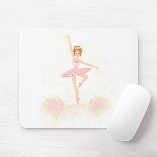 Schöne Ballerina Mausunterlage Mousepad (Mit Mouse)