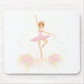 Schöne Ballerina Mausunterlage Mousepad (Vorne)