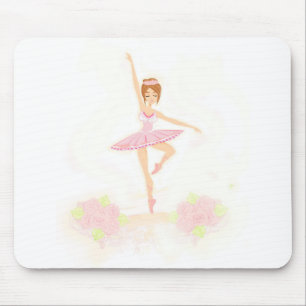 Schöne Ballerina Mausunterlage Mousepad