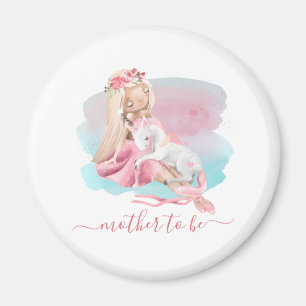 Schöne Ballerina Mutter zu sein Magnet